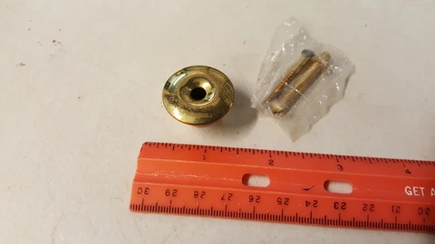 Hoosier Sellers McDougall cabinet brass drawer knob Cover