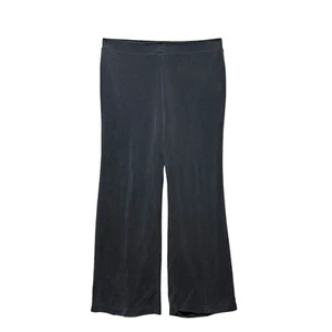 Soft Surroundings Wide Leg Lounge Pants Pockets Comfy Stretch Casual Gray Size M - Picture 1 of 8