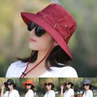 Foldable Bucket Hat UV Protection Panama Caps Unisex Summer Sunscreen Hat