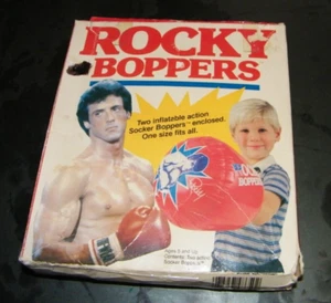VINTAGE BOXING ROCKY BALBOA BOPPERS THE GREATEST CHALLENGE SOCKER BOPPERS IN BOX - Picture 1 of 8