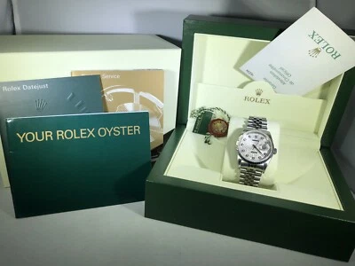 Rolex Oyster Perpetual Datejust 16234 36 mm Jubilee Diamond usado B/P como nuevo Foto 1 de 4