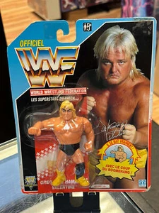 French Card Greg the Hammer 1341 (Vintage WWE WWF, Hasbro) Sealed - Picture 1 of 21