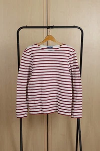 SAINT JAMES ASAP Rocky Breton Striped Shirt Long Sleeve Men's M - Picture 1 of 6