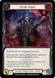 Death Touch (RED) rare Outsiders Flesh and blood Tcg NM - Bild 1 von 1