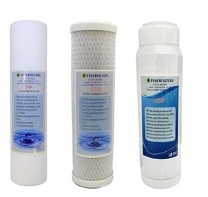 Finerfilters 3 Stage HMA Heavy Metal Reduction Water Filter System Replacements - Picture 1 of 2
