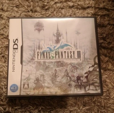 Final Fantasy III 3 Nintendo DS Japan NTSC-J Factory Sealed New - Image 1 of 2