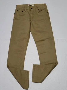 Levi's 511 Boys Size 16 Reg Slim Tan Soft Stretch Twill Pants  - Picture 1 of 7
