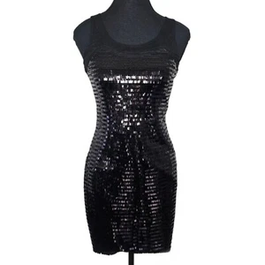 Bodycon Black Party Sequin Dress, Size XS, Brand NEW /w tags - Picture 1 of 19