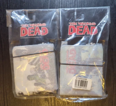 The Walking Dead Print Bi-Fold Wallet 2x Comic Art Brand New Sealed In Orig Bag - Image 1 of 3