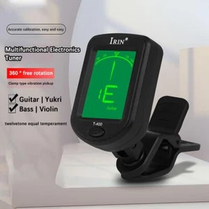 LCD Clip On Chromatic Acoustic Electric GuitarBass Violin TunerUK Banjo U9H9 - Picture 1 of 14