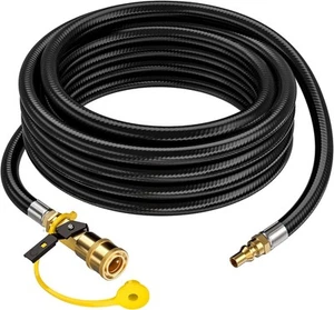 20 FT Quick Connect Propane Hose for RV to Grill, RV Propane Quick Connect Ho... - Picture 1 of 7