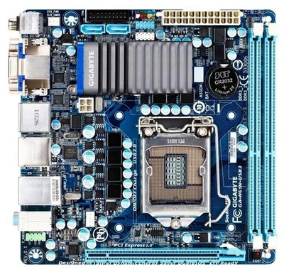 Gigabyte GA-H61N-USB3 Rev.1.0 Intel H61 scheda madre mini socket ITX 1155 #87720 - Immagine 1 di 2