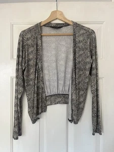 Dorothy Perkins Size 14 Animal Print Long Sleeved Cardigan - Picture 1 of 9