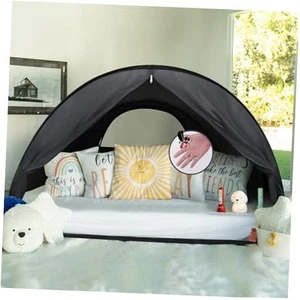 Pop Up Bed Tent with Mesh & Shade Cloth Window,Bed Canopy Shelter Cabin Twin - Picture 1 of 7