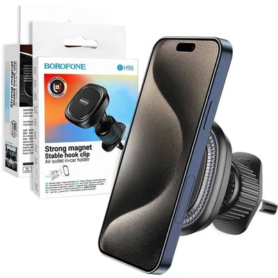 BOROFONE BH96 NT Magnetic Car Mount Mobile Phone Holder For Nokia C12 C22 C02 - image 1 of 4