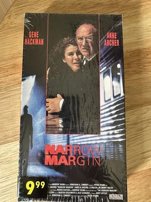 Narrow Margin New VHS 1990 Gene Hackman, Anne Archer, Mafia Murder, Thriller Foto 1 de 3