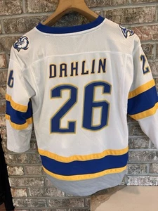 Buffalo Sabres Rasmus Dahlin #26 Adidas Butter Knives White Youth Jersey L/XL - Picture 1 of 11