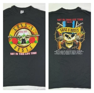 GUN N ROSES Not This Life Time Graphic T Shirt 2016 Tour Double Sided Size XL - Picture 1 of 6