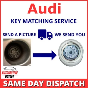 SECURITY MASTER LOCKING WHEEL NUT KEY BOLT MATCHING SERVICE UK FOR AUDI A1 - Picture 1 of 5