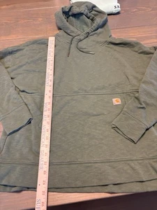 Carhartt Girls L 12/14 Hoodie Green E-12 - Picture 1 of 5