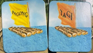Survivor Board Game Replacement Part: Pagong and Tagi Team Movers - Picture 1 of 1