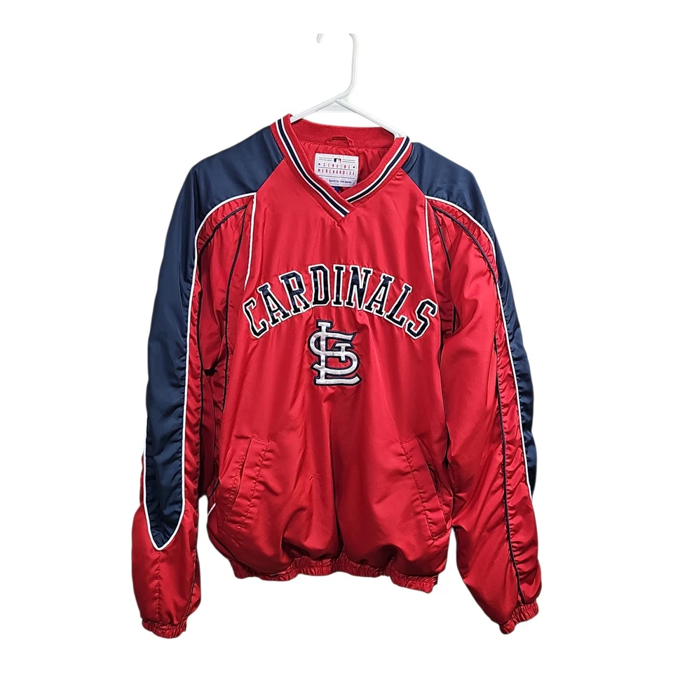 St. Louis Cardinals MLB Vintage Pullover Sweater Jacket – Size Medium - Image 1 of 4