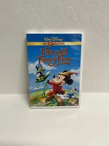 Fun And Fancy Free (DVD, Walt Disney Gold Collection) with Insert - Mickey Mouse - Foto 1 di 7