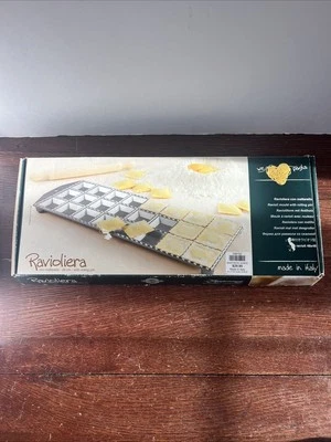 Eppicotispai  Aluminum Square Ravioli Mold  Made in Italy Open Box Missing Pin - Image 1 of 4