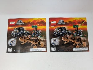 LEGO Jurassic World- Carnotaurus Gyrosphere Escape - Manuals Only- 75929 - Picture 1 of 1