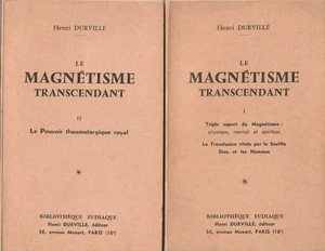 LE MAGNETISME TRANSCENDANT. HENRI DURVILLE. 2 VOL. BIBLIOTHÉQUE EUDIAQUE. 1961 - Picture 1 of 3
