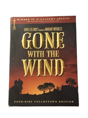 Gone With the Wind Collector's Edition DVD Box Set 4-Disc 1939 Movie - Image 1 of 3
