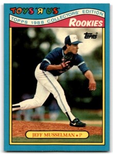 1988 TOPPS TOYS'R'US ROOKIES JEFF MUSSELMAN TORONTO BLUE JAYS #20