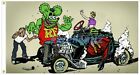 Rat Fink Flag Game Size 90X150cm 3X5ft Free Shipping