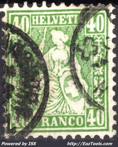 SUISSE N° 39 AVEC OBLITERATION - Picture 1 of 2