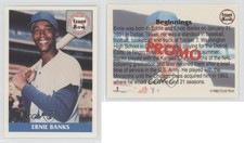 1992 Front Row The All-Time Great Series Ernie Banks Promo Ernie Banks #1 HOF