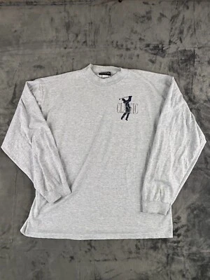 Camisa de golf vintage John Henry manga larga XL puntada única golfista clásica Foto 1 de 4