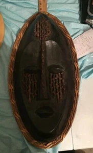 Antike Afrika Stammes Maske (50er Jahre) - Bild 1 von 6