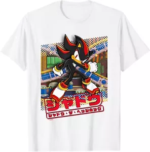 Sonic the Hedgehog - Shadow the Hedgehog (Japanese logo) T-Shirt - Picture 1 of 5