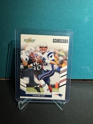2007 Tom Brady Score Scorecard /750.  #155 - Image 1 of 4