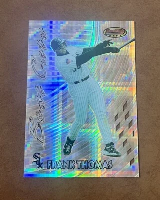 Bowman's Best 1997 - Best Cuts Frank Thomas #BC3 refractor atómico White Sox Salón de la fama Foto 1 de 2