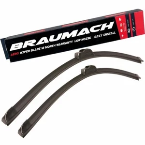 Wiper Blades Aero For Toyota Paseo COUPE 1995-1999 FRONT PAIR 2 x BLADES - Picture 1 of 5