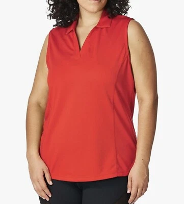Polo de golf PGA TOUR Airflux para mujer sin mangas rojo/XXL NUEVO CON ETIQUETAS Foto 1 de 4