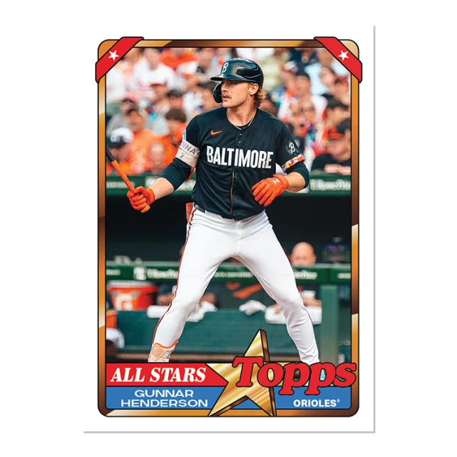 Gunnar Henderson 2024 Topps Throwback Thursday Ames All Stars I3 #88 Baltimore - Image 1 of 1