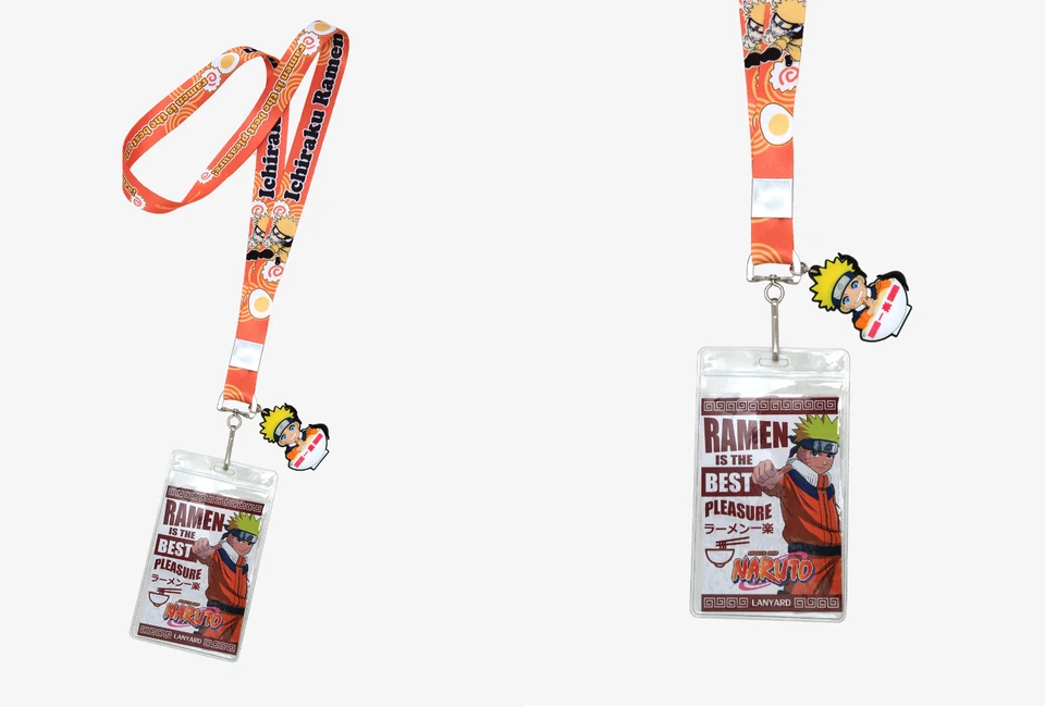 Naruto Shippuden Ichiraku Ramen Anime Cordón Cuello Correa Identificación Soporte Foto 1 de 1
