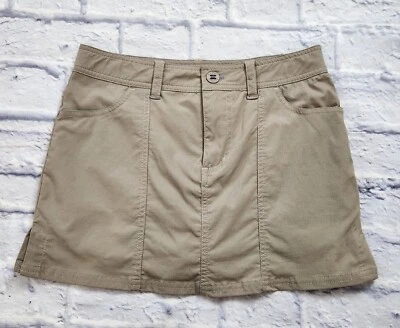 LL Bean трекинг юбка девочки размер 12 нейлона/спандекса встроенный шорты - Изображение 1 из 4