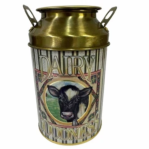 Vintage Milchgut 6 Zoll Milchkanne Sammeldose Holstein Kuh Rustikal Bauernhof - Bild 1 von 13