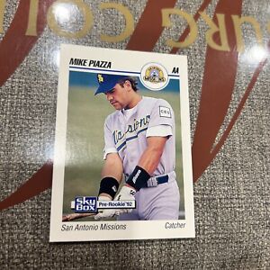 🔥1992 SkyBox AA #251 Mike Piazza Dodgers Mets MISSION Baseball X-ROOKIE🔥1130
