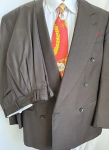 Canali Proposes Double breast 2 PCs Suit, Sz 38R, Made In Italy, 100% Pure Wool. - Picture 1 of 17