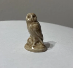 Wade Whimsies Rose Tea Figurines Endangered Species Beige Spotted Owl 1.25” - Bild 1 von 10
