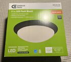 COMMERCIAL ELECTRIC 11 in. 120-W Equivalent Satin Bronze Integrated LED. NEW